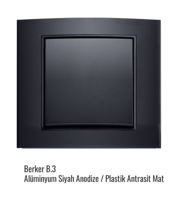 Berker Hager S.1 / B.3 Renk ve Materyal