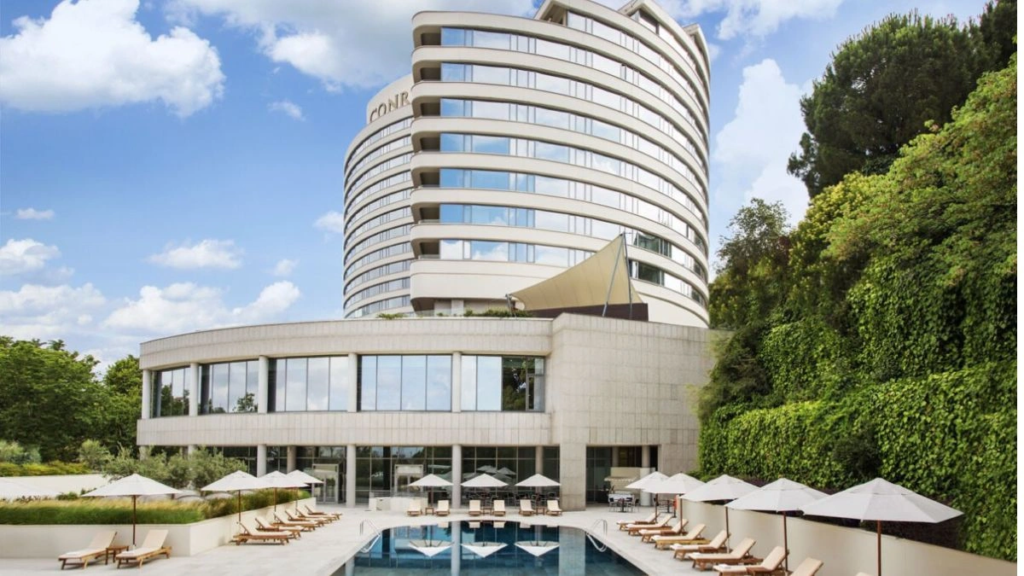 Besiktas istanbul'da conrad bosphorus akilli otel otomasyon projesi