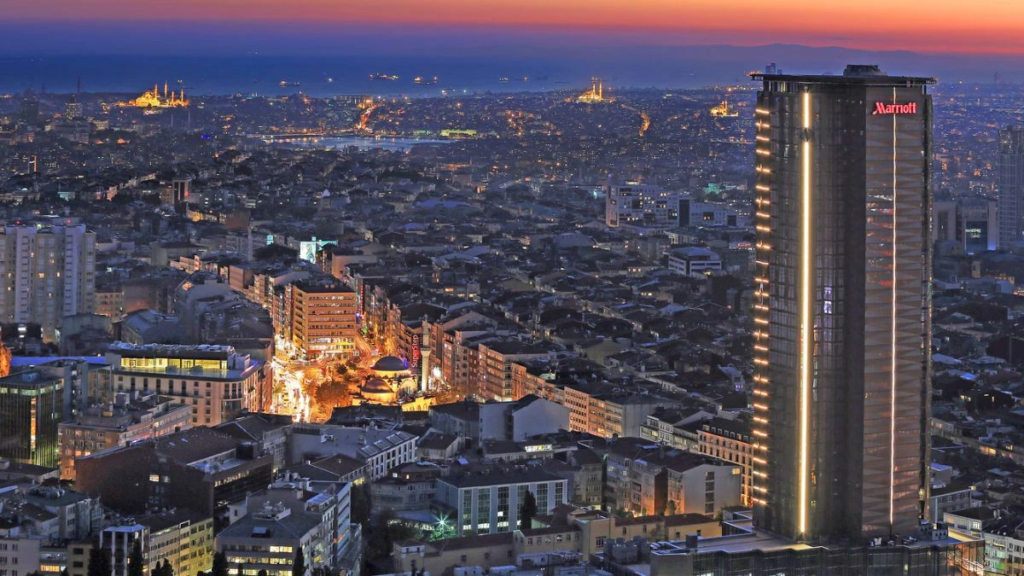 sisli istanbul'da marriot akilli otel otomasyon projesi